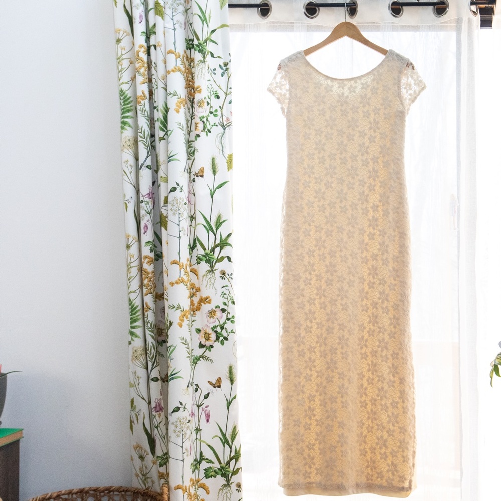 Xhilaration Women's Lace Maxi Dress